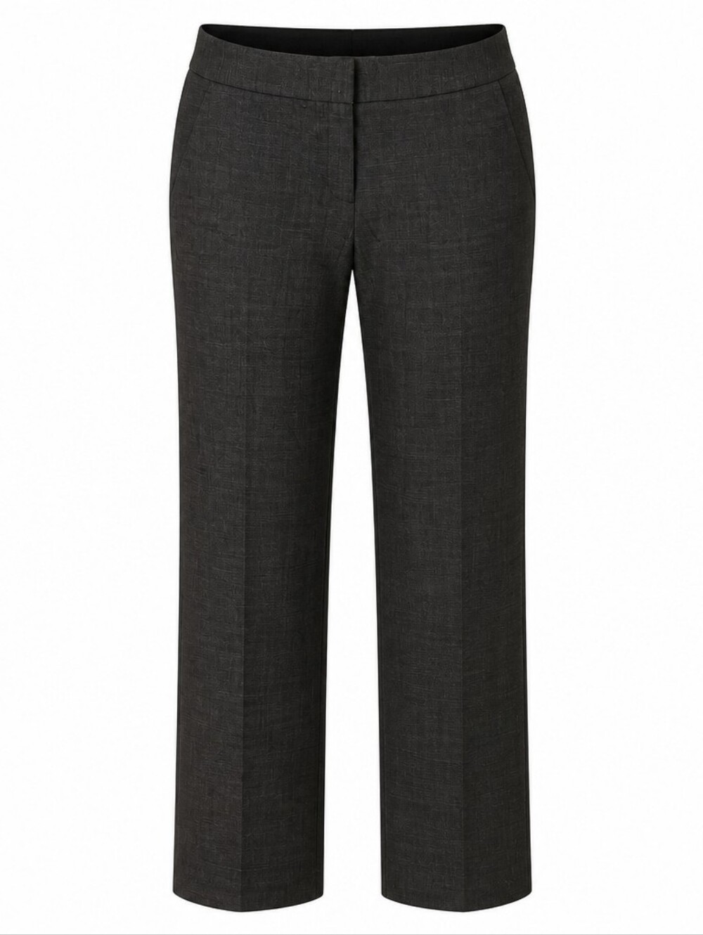 Theory Malene Wool Stretch Pant Trouser Flat Front Gray SZ 10 Career Smart